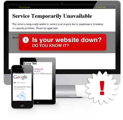 Is your website down? Do you know it?